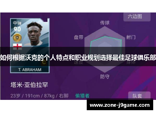 如何根据沃克的个人特点和职业规划选择最佳足球俱乐部